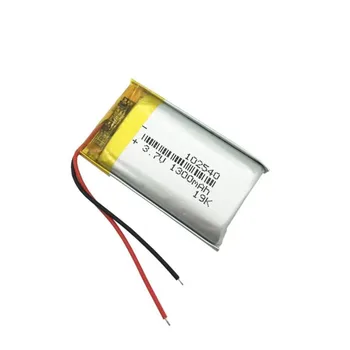 Nabíjateľná 1300mAh Li-Po Batérie 102540 li-ion Lipo článkov Lítium Li-Po pol Batéria Pre MP3, MP4 DVD, GPS, Bluetooth Headset