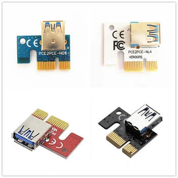 10Pcs Mini PCI-E Predĺžená Linka Karty Adaptéra USB 3.0, PCI-E 1X až 16X Grafika Predlžovací Kábel pre PC Predlžovací Kábel Dodanie 6Pcs