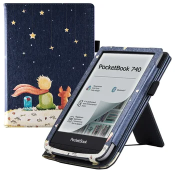 Kryt puzdro pre PocketBook 740 Farba/PocketBook 740 Pro/PocketBook 740 InkPad 3 eReader - so Stojanom/Remienok na Ruku/Auto Sleep/Wake