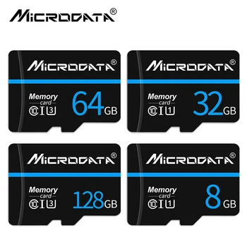 Top predávať Micro SD TF Karta 8 16 32 64 128 256 GB vysokorýchlostné pamäťová karta cartao memoria de Microsd flash mini card pre Smartphone