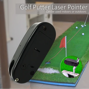 Mini Black Golf Putter Laserové Ukazovátko Uvedenie Vzdelávania Cieľom Line Corrector Zlepšiť Pomoc Nástroj Vonku Golf Praxe Príslušenstvo