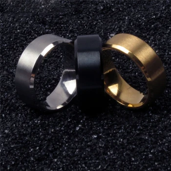 2020 Nové Predajné Classic Matný Krúžky Vysokej Kvality Minimalistický Nehrdzavejúcej Ocele Muži Ženy Svadobný Sľub, Darčeky, Šperky