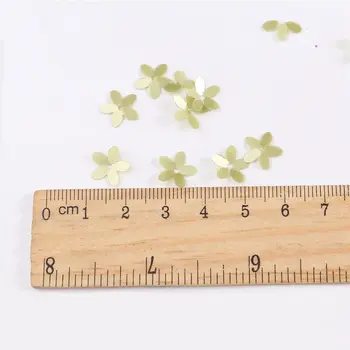 Móda Paillette Ploché Šitie Perličiek 350 Ks Flitrami Plavidlá Kvet Živice DIY 10 mm