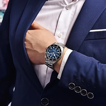 2021 Nové PAGANI DIZAJN BB58 pánske Hodinky luxusné Retro automatické hodinky muži mechanické náramkové hodinky mužov NH35 ponoriť Sapphire zrkadlo