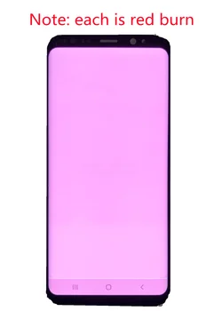 Pôvodný Pre Samsung Galaxy S8 LCD S Rámom G950F G950U Dotykový Displej S8 Plus G955F G955U Dotykový Displej Montáž Vážne popáleniny D