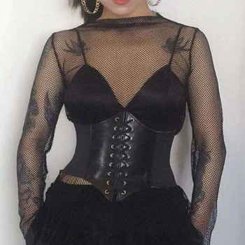 Čierne Sexy Žien Korzet, Top Žena, Gotické Oblečenie Underbust Pás Sexy Svadobné Bustier Top Telo Shapewear Chudnutie Oblečenie