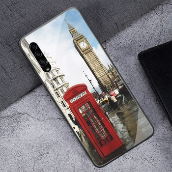Vlajka Spojeného Kráľovstva V Londýne Obal Pre Samsung Galaxy A51 A50 A71 A70 M31 A31 A30 A21s Sklo Telefón Coque A91 M51 A10 A40 A41 A11