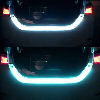 Tekutiny LED Pásy Kufri Oblasti Osvetlenie Zadné Brzdové C6B6 Ba Zase Signál 12V Štyri Typ Auta Svetlo zadné dvere 1,2 m Tok Farba O4J8