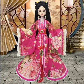 Staroveké Princezná Šaty Pre Bábiku Barbie Oblečenie Cosplay Tradičný Čínsky Štýl, Krása Kostým 1/6 BJD Príslušenstvo Dievča, Darček