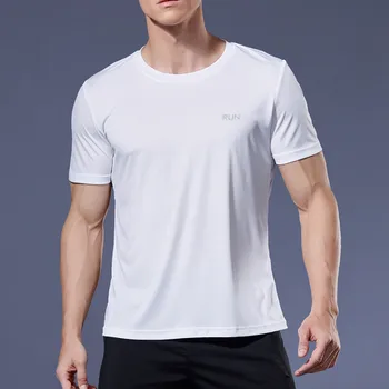 Bežné Klasické Kolo Golier Polyester Tričko Pohodlné, Priedušné, Ľahké pánske na Voľný čas Telocvični Beh Beh T-shirt