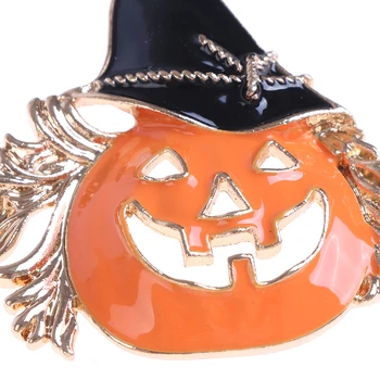 Tekvica Halloween Cartoon Smalt Brošňa Pin Golier Odznak Šperky Darček Unisex