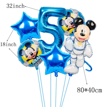 1set Disney Minnie Balóny Mickey Mouse Narodeninovej Party Dekorácie, Detské Sprcha Dekor Deti Hračka Balloon Air Globos Dodávky
