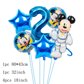 1set Disney Minnie Balóny Mickey Mouse Narodeninovej Party Dekorácie, Detské Sprcha Dekor Deti Hračka Balloon Air Globos Dodávky
