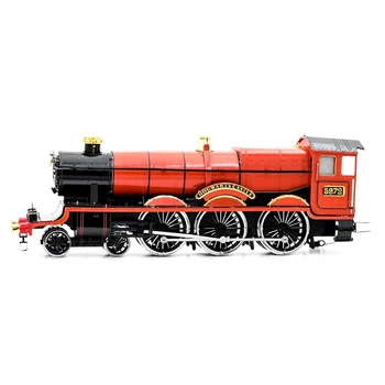 3D Kovov Puzzle Červená lokomotíva model ZOSTAVY Zostaviť Puzzle Dar, Hračky Pre Deti,