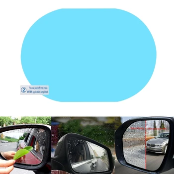 Auto Spätné Zrkadlo Rainproof Film Anti-Fog Jasné, Ochranné Nálepky, Anti-Scratch Film pre Auto Zrkadlá Windows Bezpečnej Jazdy 2pc