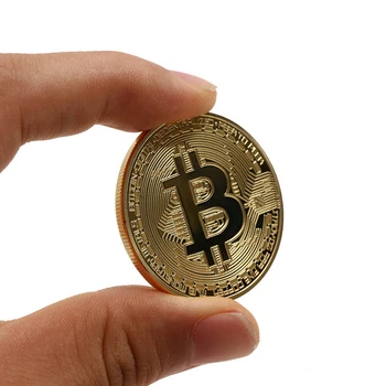 1pc Nové Kreatívne Suvenír Bitcoin Mince Pozlátené Zberateľskú Darčeky Bitcoin Umelecké Zbierky Fyzickom Zlate Pamätné Mince