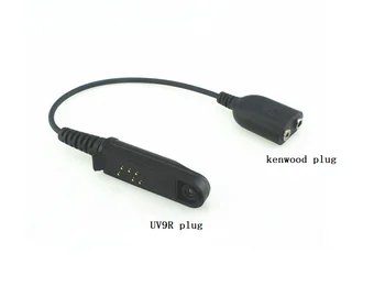 Baofeng BF-A58 BF9700 UV9R UV-XR komunikačný adaptér na prevod na 2-pin kenwood pripojte kábel adaptéra