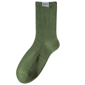 Nové Zázrak Pančuchy dámske Ponožky pánske SockTrendy Príležitostné celý Zápas Street Style Čistej Bavlny, Mäkké Pohodlné Solid Farba Teplá