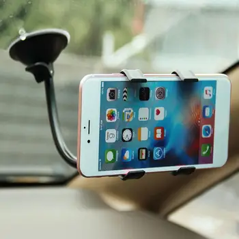1pcs Telefón Držiak na Stojan Do Auta Black Spätné Zrkadlo 360° Rotácia GPS, Mobilný Telefón Držiak na Stojan Pre Xiao IPhone Huawei