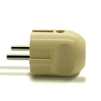 EÚ Plug 2. Kolo Pin Samec Samica Elektronické Konektor Zapojenie Zásuvky Napájania Predlžovací Kábel Adaptéra Odnímateľný Rewireable