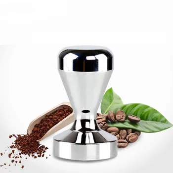 49 mm 51mm 58mm Nehrdzavejúcej Ocele Kávy Tamper Domov Kalibrovať Tlak Espresso Mat Kávy Kladivo Espresso Prášok Ploché Stlačte