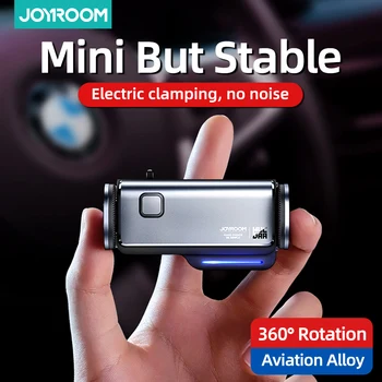 Joyroom Auto Držiaka Telefónu Mini Smart Elektrické Zamykanie Air Vent Klip Mobilný Telefón Mount Držiak Stojanu Auto Indukčné pre iPhone