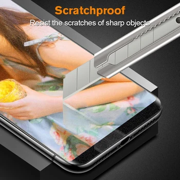 UV liquid Matný Privacy Screen Protector Samsung Galaxy S21 S20 Ultra S8 S9 S10 plus Poznámka: 20 10 8 9 Anti Peep Tvrdené Sklo