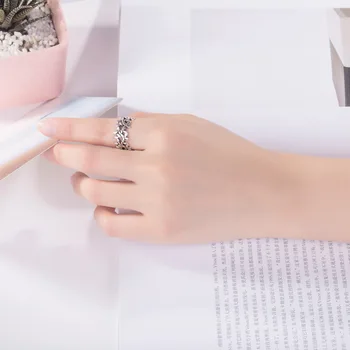Očarujúce Originálny Dizajn Český List Prstene Pre Ženy Móda Otvorené Prst Krúžky Žena Boho Šperky 2021