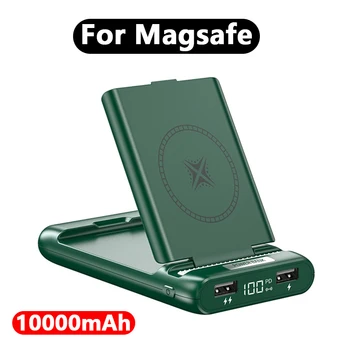 Prenosné 10000mAh Magnetické Bezdrôtový powerbank Pre apple magsafe nabíjačku Externé pomocné batérie Pre iphone12promax Power Bank