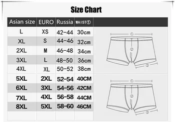 3ks/veľa Bambusové Vlákno Mužov Boxer Pantie Underpant plus veľkosť XXXXL Luxusné mäkké Priedušné Pás Šortky Modálne 5XL 6XL
