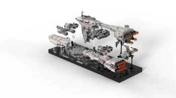 Technológia stavebným MOC loď Star Destroyer imperial vojnová loď montáž hračka DIY montáž model detí, darček k narodeninám