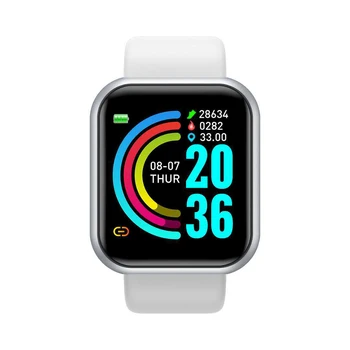 Y68 Smart Hodinky Mužov náramkové hodinky Smartwatch Elektronické Hodiny Fitness Monitor Mužov Darček Reloj inteligente pre Huawei Relogio SB001