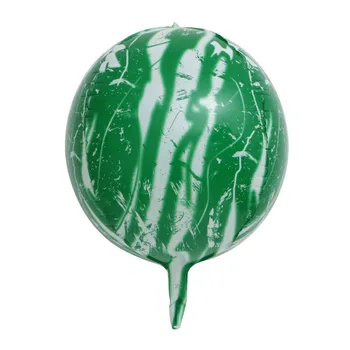 20pcs 22 inch 4D mramoru achát fólie ballon čierna zelená modrá Hélium Balón Narodeninovej Party Dekor Svadobné Party Baby Sprcha