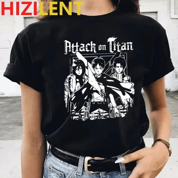Útok na Titan Manga Vytlačené T-Shirt Muži ženy T Shirt Anime Ackermana Levi Šaty, Topy, Tričká Unisex pár y2k harajuku oblečenie