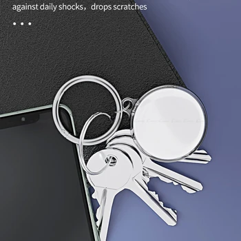 Keychain TPU Ochranné puzdro Pre Apple AirTag Silikónové Shockproof Anti-stratil Tracker Kryt Prístroja Pre Air Tag 2021 Taška Shell