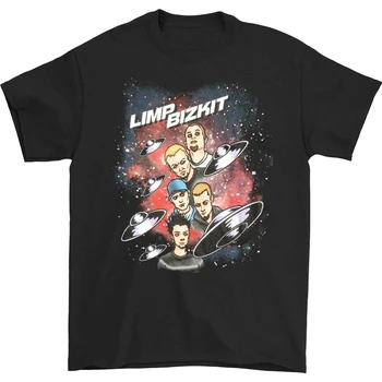 Bezvládne Bizkit Mužov Spacey T-Shirt X-Veľké Čierne Diy Prited Tee Tričko