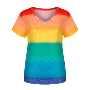 Dámske Tričko Retro Slnko Tlačený Vzor Bežné Krátky Rukáv Topy Letné T-Shirt Ženy Oblečenie футболка