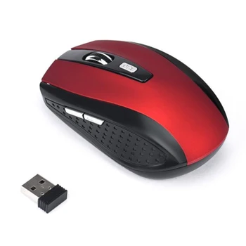 Bezdrôtová Myš Ergonomický Počítačovej Myši PC Optické Mause s USB Prijímač 6 tlačidiel, 2,4 Ghz Bezdrôtové Myši 7500 DPI Pre Lapto