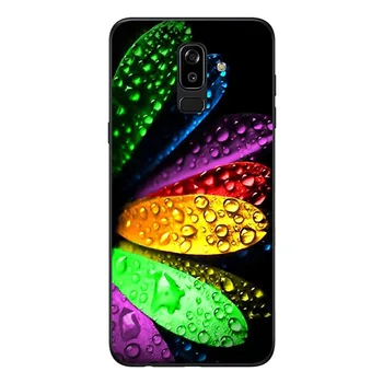 Tlačiť vlastné Pre Samsung Galaxy J8 2018 j810 j810f sm-j810f Prípade Luxusné Originálne Tekuté Silikónové Mäkké Pokrytie Shockproof Telefón