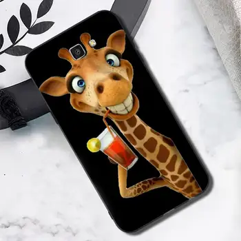 TOPLBPCS Hot Krásne Žirafa Zvieratá Maľované Telefón puzdro pre Samsung J6 J7 J2 J5 prime J4 J7 J8 2016 2017 2018 DUO core neo