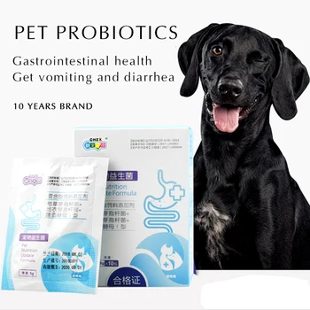 Pet Probiotiká Všeobecné Aktívne Probiotiká pre Mačky a Psy Regulovať Tráviaceho a Anti-stravovacie Doplnky