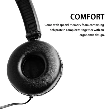 3,5 mm Drôtové Slúchadlo Headset PC Gamer Stereo zložené Slúchadlá S Mikrofónom Pre Počítač Sony Pre Xiao Pre Huawei Deti Darček