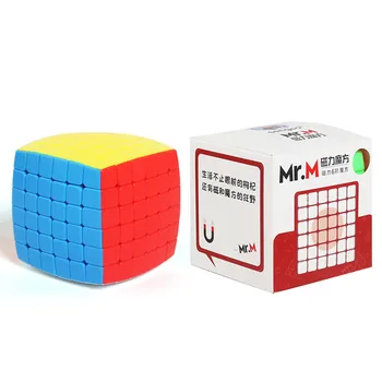 ShengShou Pán M 7x7x7 Magnetické Magic Cube Pillowed 7x7 Rýchlosť Kocka SengSo Pán M Magnetické Cubo Magico Puzzle, Hračky Darček pre Deti