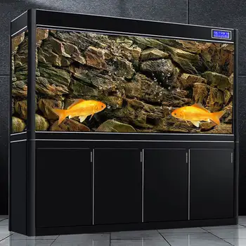 1Roll HD akvárium Plagát Akvarijné Pozadie Nálepka, 3D Ocean Krajiny akvárium Pozadie samolepiace Akváriu Dekorácie