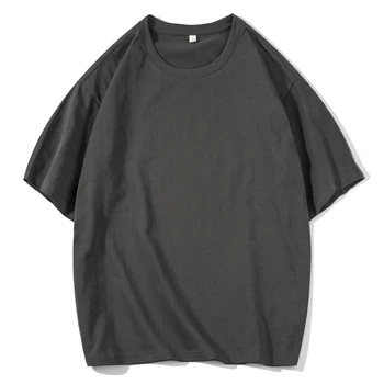 Nové Letné Mens T Košele Bežné Krátky Rukáv O Krk Bavlna Voľné Tričko Mužov Pevné Harajuku T Shirt pre Mužov, Čierne Biele Topy