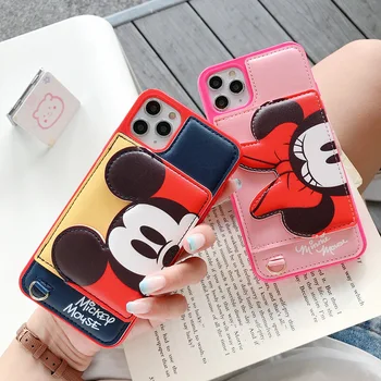 2021 Disney Mickey Minnie pre iphone 11/12 pro max iPhone 7/8 plus xr xs max prípade carcasa iphone plus Mobilný Telefón Prípadoch Zahŕňa