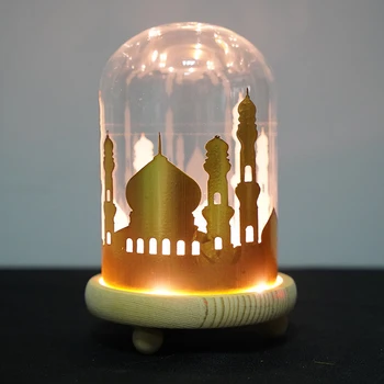 LED Ramadánu Svietidla Vietor Svetlá Ramadánu Dekor Pre Domáce Eid Mubarak Islamskej Moslimská Strana Dekor EID Al Adha Ramadánu Kareem Dary