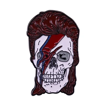 David Bowie Odznak Lightning Kostra Rocková Hviezda Spaceman Pin Hudobných Fanúšikov Kitsch Umenie Príslušenstvo