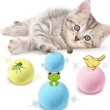 Mačka Interaktívne Hračky, Domáce Zvieratá Gravity Ball Hmyzu Vták Volanie Roztomilé Mačacie Hračky Vlna Loptu Znejúce Catnip Catnip Hračky Veľkoobchod