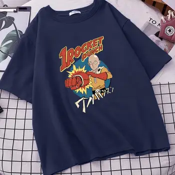 Anime Jeden Úder Muž Ženy Tshirts Obľúbené Značky Tričko Vysokej Kvality, Dizajn, Nadrozmerné Tričká Krátky Rukáv Tričko Okolo Krku Topy